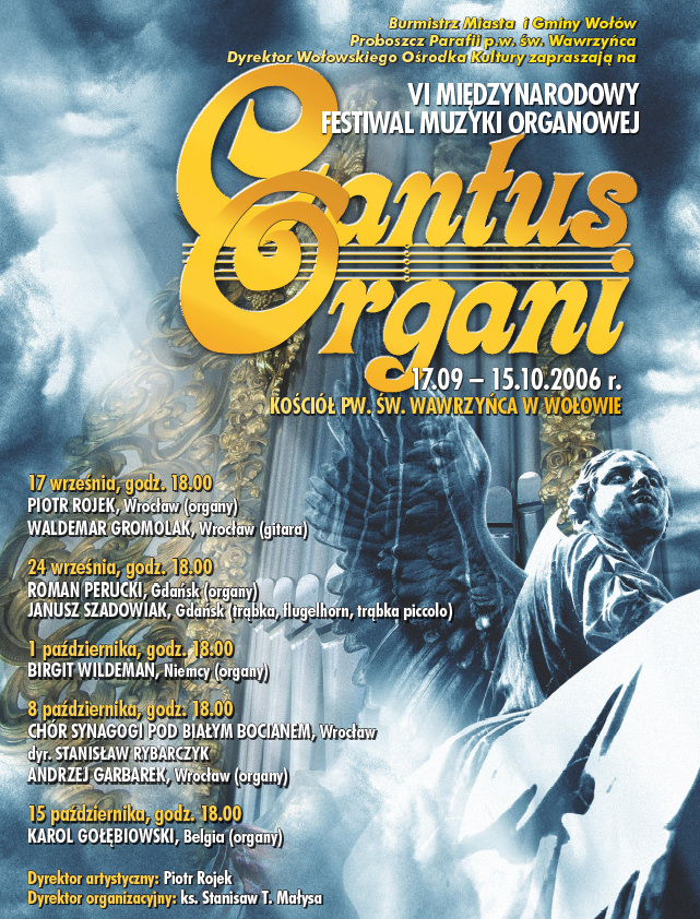 Plakat Cantus Organi 2006