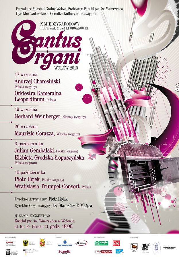 Plakat Cantus Organi 2010