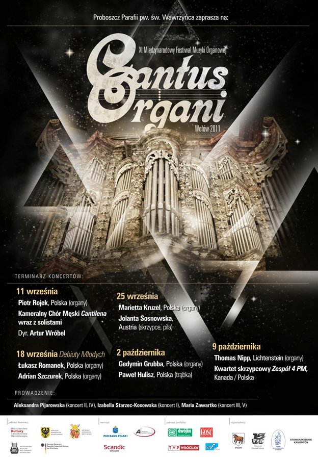 Plakat Cantus Organi 2011