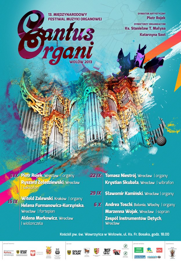 Plakat Cantus Organi 2013